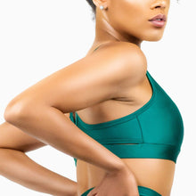 Load image into Gallery viewer, Emerald Dream Collection Criss Cross Sports Bra
