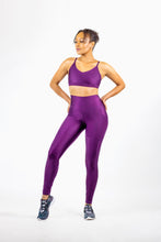 Load image into Gallery viewer, Eggplant Dream Collection Criss Cross Sports Bra
