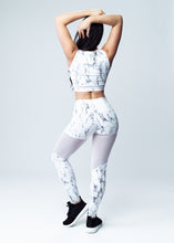 Load image into Gallery viewer, White Marble Mesh Elegance Pants
