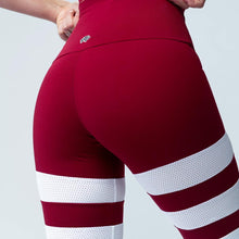 Load image into Gallery viewer, Red &amp; White Conquer Striped Pants
