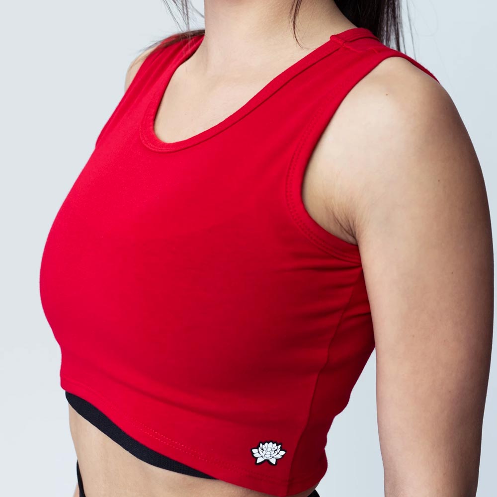Expression Red Crop Top