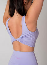 Load image into Gallery viewer, Lilac Zipper Crop Top
